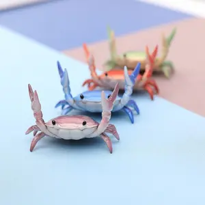 LDSK Cute Crab Desk Organizer, Desk Tidy, Creative Weightlifting Crab Pen Holder, Party Decoration, Office Decor, School & Studio Accessory