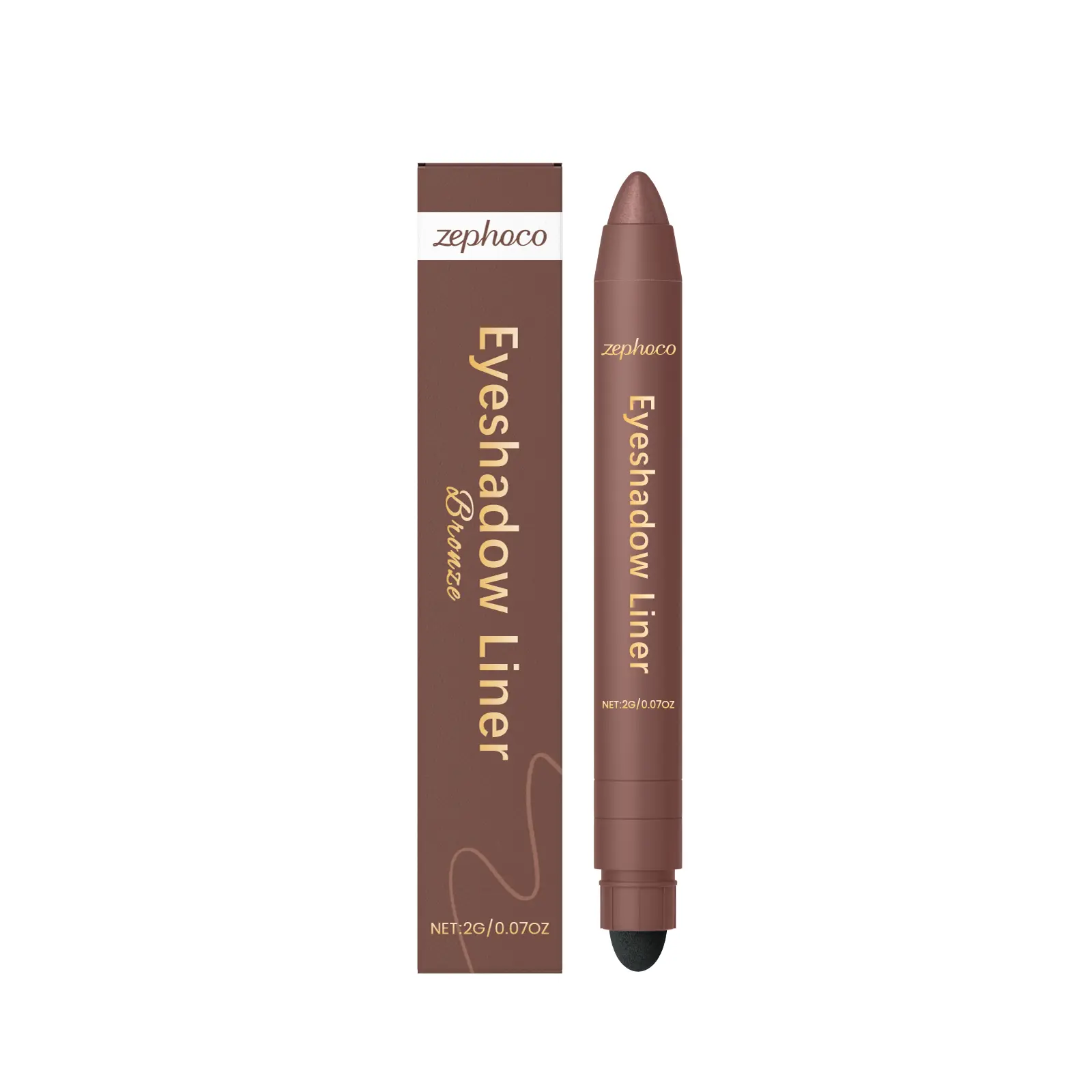 Dual-Tip Eyeliner Pencil with Built-in Smudger - Long-Lasting, Blendable Mineral Oil Formula for a Silky Smooth, Precise Line, Mineral Oil Wax, Cosmetic, Gentle, Luminous, Long Wear Eyeliner, Precise Lines, Double Ended, Easy Draw & Blend, Draw & Smudge