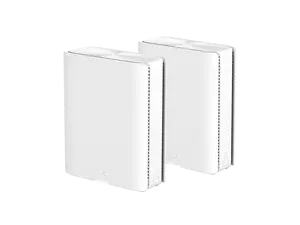 ASUS ZenWiFi BQ16 Pro Quad-band WiFi 7 Mesh Router (2 Pack), up to 8000 sqft, 2x 10G ports each, Smart Home Master with multi-SSID, VPN & parental controls, Subscription-free security, AiMesh