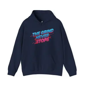 The Grind Never Stops | Gym Workout Hoodie | Official JertLP Merchandise