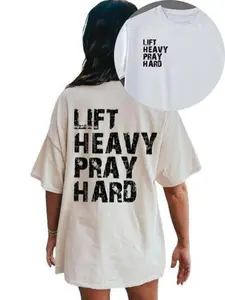 Women's "Tattoos Are Trash" Print Round Neck Tee, Vintage Trendy Casual Short Sleeve T-shirt for Daily Wear, Ladies Summer, Top