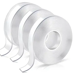 Nano Double-Sided Heavy Duty Tape – 9.8ft Removable Clear Mounting Tape for Wall, Carpet, Rug & DIY – Strong, Washable, Traceless Adhesive - Buy One Get Two Free,summerwins