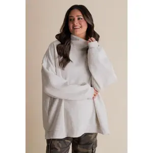 Nellie Oversized CloudSoft Mock Neck