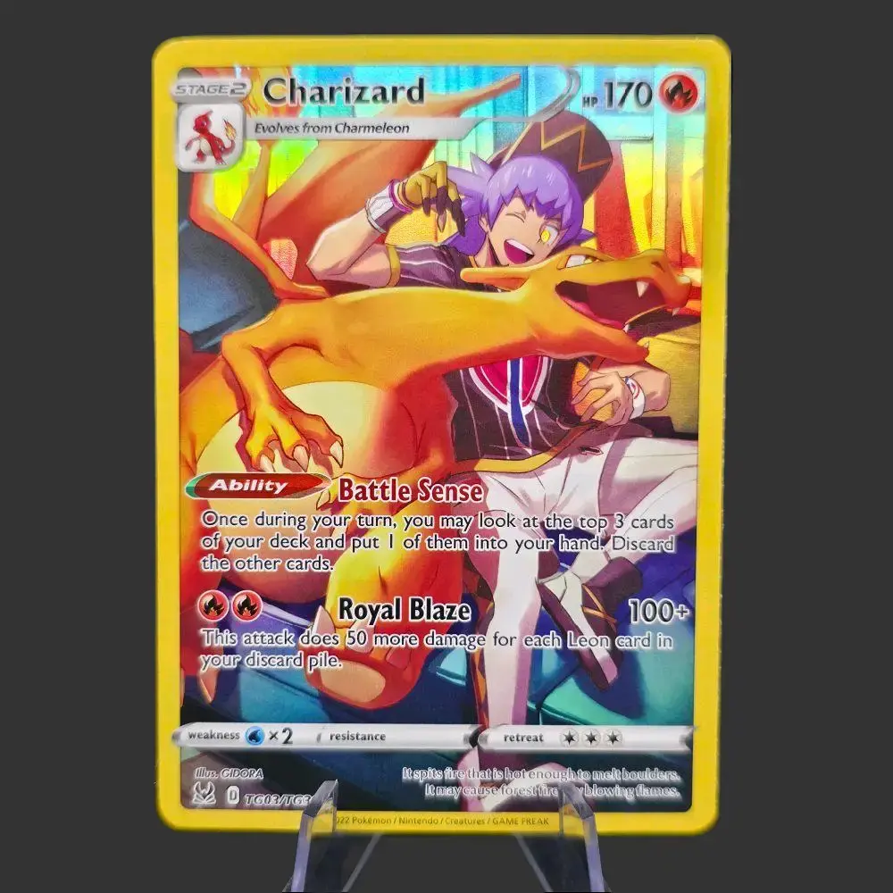 charizard pokemon card tg03 tg30 LOR Illustration Rare EN NM+ Discard the other cards Charizard TG03 TG30 Case |