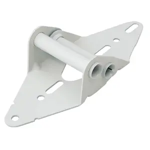 White Series - Garage Door Steel Replacement Hinge #3, Galvanized Steel, 2.65" Wide, 7 3/8" Length, Premium Quality