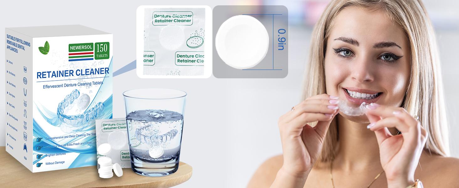 Household Cleaners, Cleaning tablets, removes stains 150 tablets per pack (5-month supply)