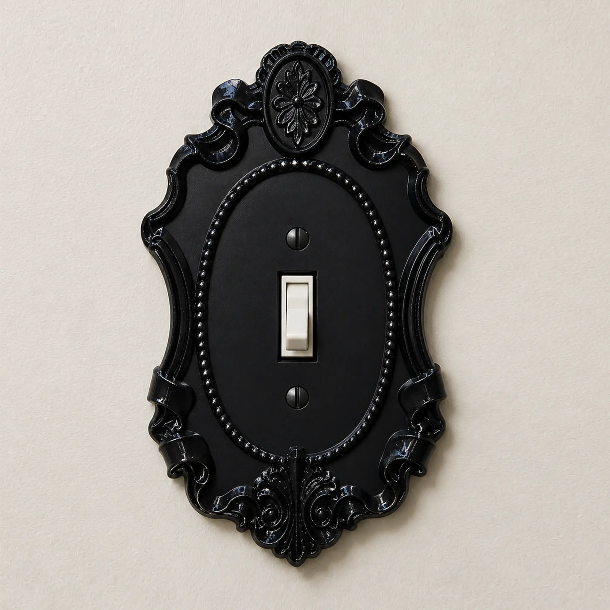Victorian Cameo Light Switch and Outlet Cover Ornate Baroque Wall Plate