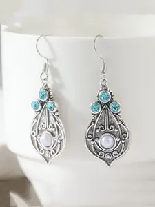 Vintage Hand-Carved Bangle Bracelet, Elegant Ethnic Style Jewelry Accessory, Perfect Gift for Women, Casual Fashion Jewelry, High Quality Earrings