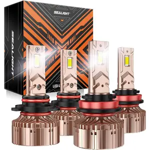 2012 Dodge Durango 9005/HB3 H11/H9/H8 180W 6000K White IP68 LED Headlight Bulbs 2Pairs SEALIGHT X6S