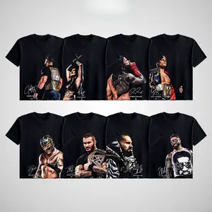 WWE Wrestlers Collection Tee, WWE Wrestlers Tshirt WWE Fan, WWE Superstars Tee, WWE Champions Sports Shirt, Gift for Him Gift For Her Crewneck Cotton Top