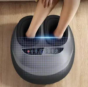 Electric Heat Shiatsu Foot Massager for Neuropathy - Kneading, Rolling & Compression for Plantar Fasciitis, Gift Ready for Parents/Mom/Dad with Remote, Fits Size 13 give me  foot  massager  original