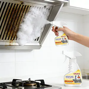 Kitchen Heavy Duty Cleaner Spray,All-Purpose Oil Stain Cleaner,Remover Degreaser Spray,Foam Cleaner,Dissolve Grease & Oil Stains,Bathroom Cleaning(120ml)