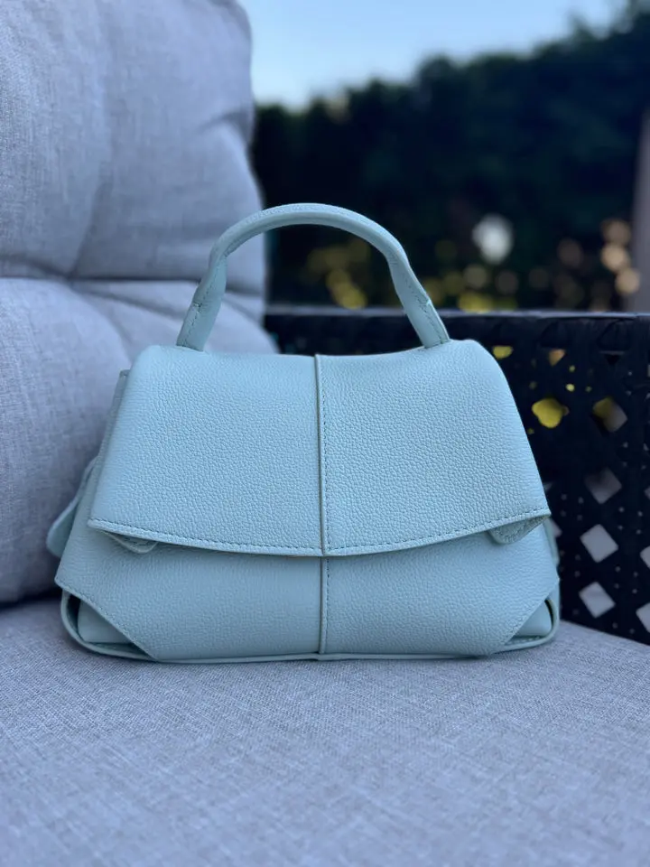 Celeste Mini Top Handle Bag – Soft Mint
