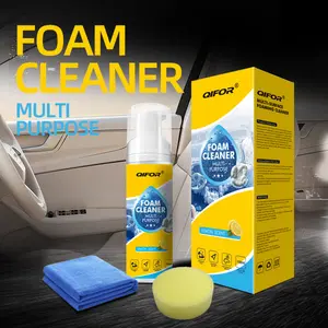 Stop Scrubbing!  QIFOR Pro Foam Cleaner: Deep Stain Removal for Car Interior & Home Furniture. Safe on Plastic, Fabric & Upholstery