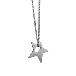 Vintage Y2k Jewelry Sweet Cool Girls Irregular Star Pendant Necklaces