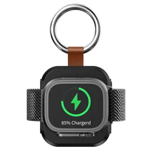 Portable Charger for iWatch,Wireless Magnetic SmartWatch Charger 1200mAh Power Bank Travel Keychain Accessories Smart Chargers for Apple Watch Series 10/9/8/7/6/SE/5/4/3/2/1/UItra/UItra 2(Watch Not Included)