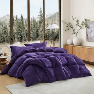 Thicker Than Thick - Coma Inducer Comforter - Down Alternative Ultra Plush Filling - Parachute Purple