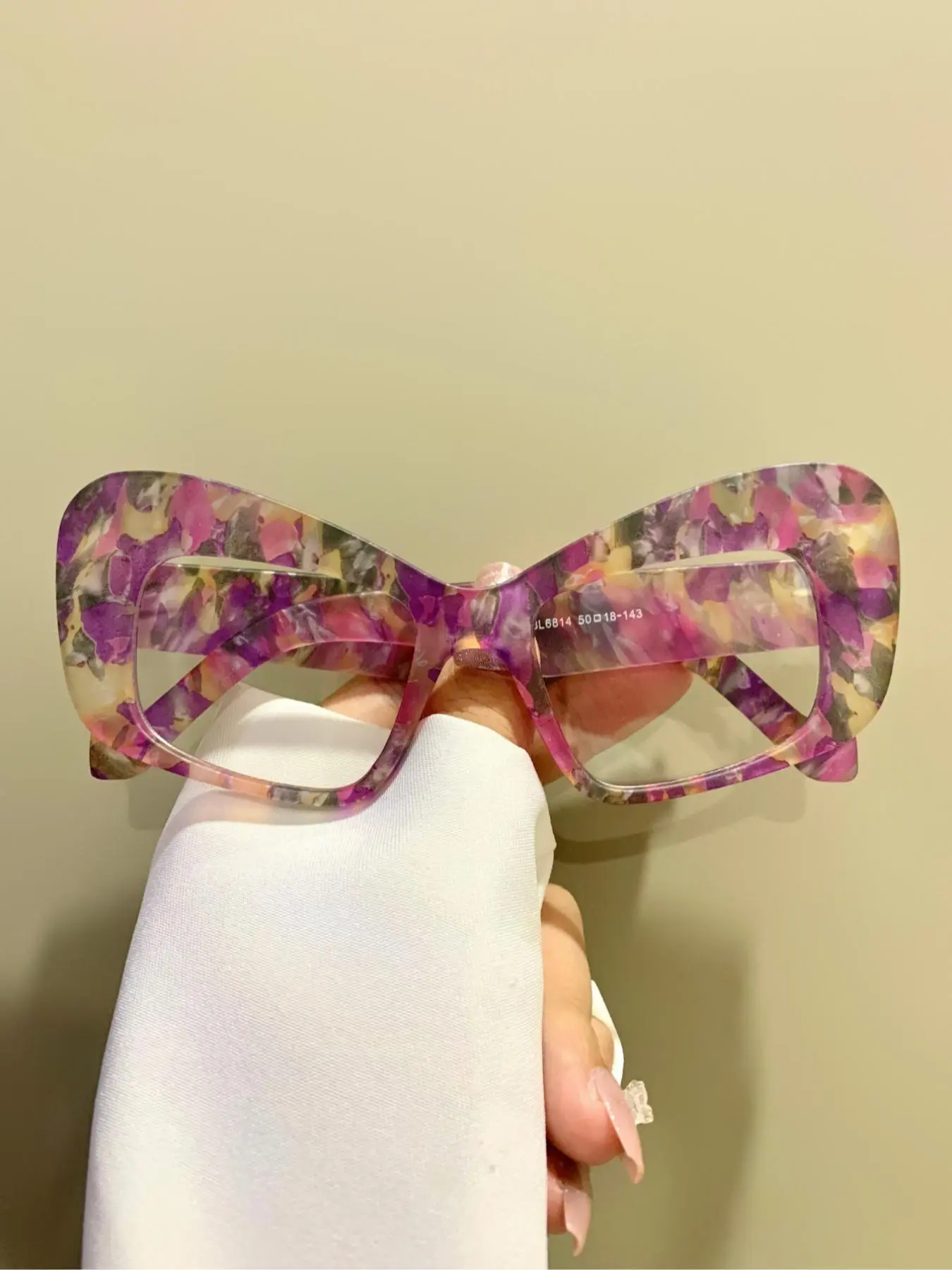 Trendy Ditsy Floral Pattern Eyeglasses, Vintage Eyeglasses for Women & Men, Fashion Eyeglasses for Work, Daily Clothing Decor, for Student Daily Use, Stylish Square Frames