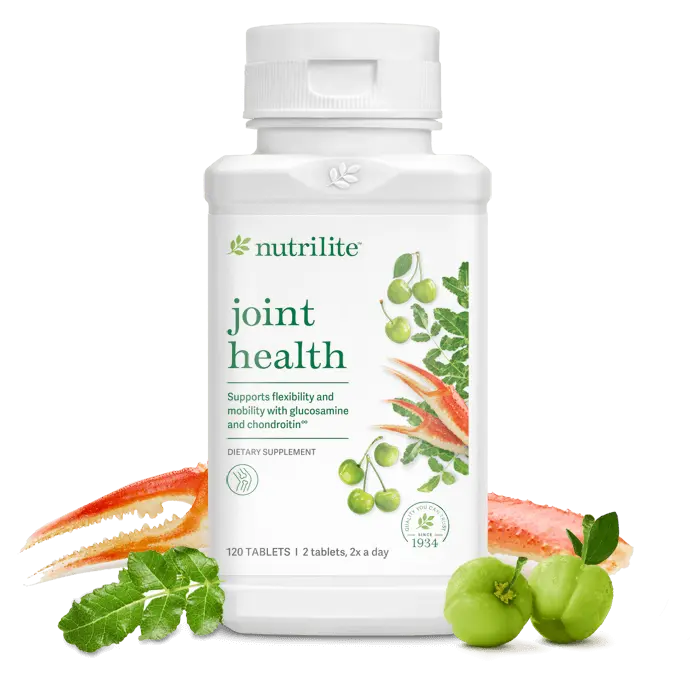 Nutrilite Joint Health 30 Day Supply 120 Tablets with Glucosamine & Chondroitin for Joint Health - Includes Vitamin C Source - Healthcare