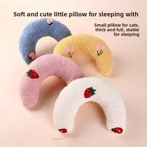 OvalletOoh Ultra Soft Cat U-Shaped Pillow - Calming Cuddler for Joint Relief & Better Sleep