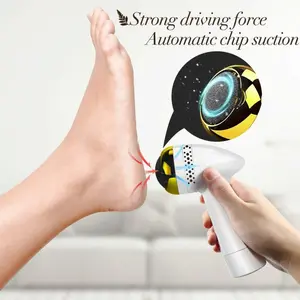 Electric Foot Grinder Vacuum Cleaner for Exfoliating Dead Skin and Calluses
