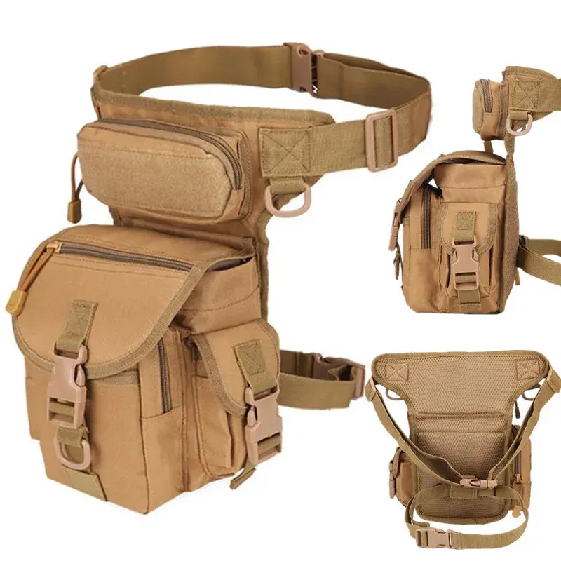 Men's Adjustable Tactical Fanny Pack - Multi-Purpose Drop Utility Thigh Pouch, Hip Belt Leg Bag for Outdoor Running & Tactical Use (Men's Accessories)