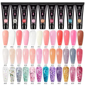 Nail Crystal Extension Gel Poly Gel Nail Extension 15ml UV Gel No Paper Tray Model Gel Winter Themed Christmas Handmade Press-On Reusable