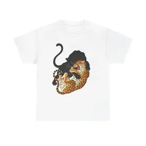 Jungle Fury Graphic Tee, Wild Jungle Aesthetic Unisex Streetwear Casual T-Shirt graphic  tee