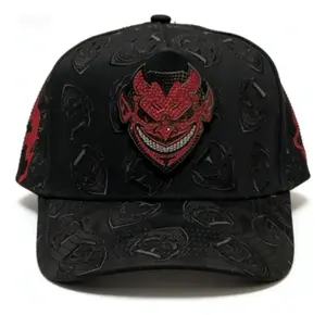 Premium Black Dandy Hats X Fuerza Regida Baseball Cap