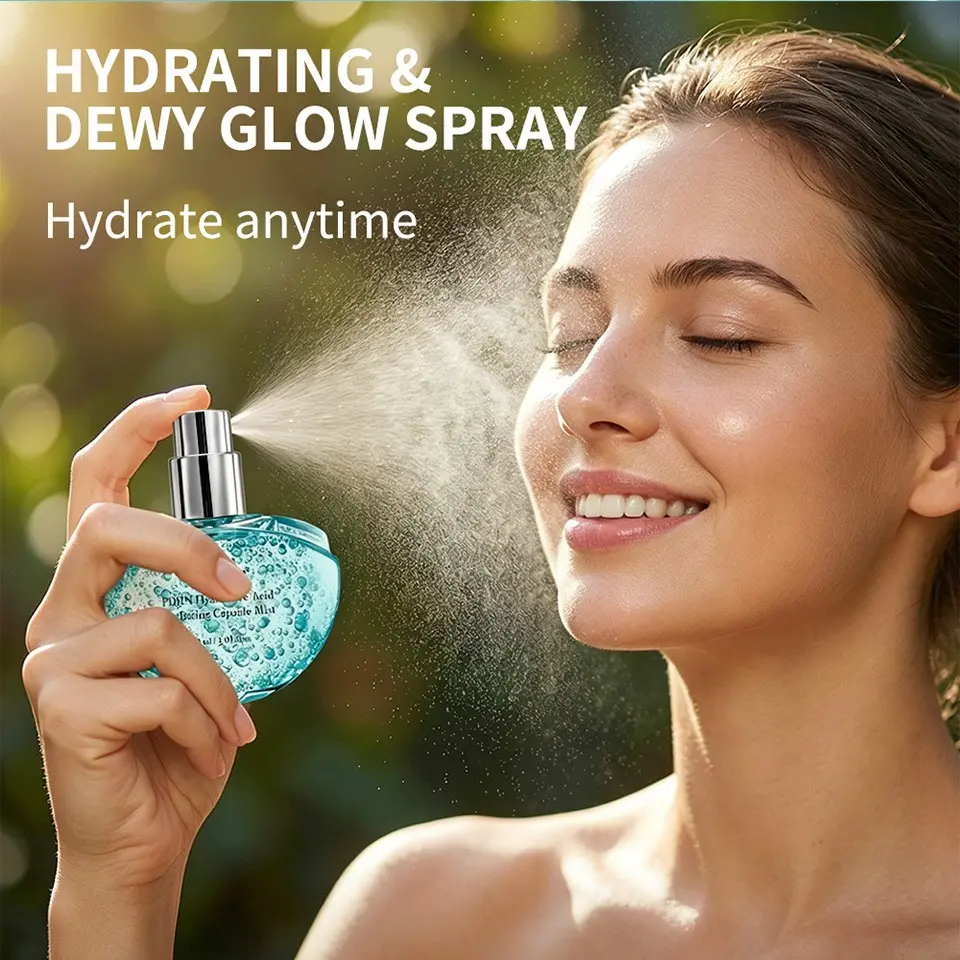 30ML Collagen Hydrating Facial Spray, Deep Moisturizing Intensive Locking Water, Soothing Nourishing Brightening Skin, Pdrn Repair Stabilize Fine Skincare Spray Moisturizer, Glow Mist
