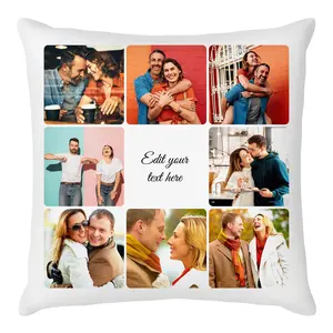 Custom Pillow with Picture Text Customized Photo Pillowcase, Personalized Throw Pillow Cover, Valentines Anniversary Love Keepsake Gifts for Women