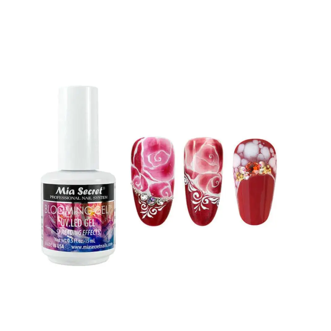 Mia Secret Blooming Gel, Nail Art Cosmetic for Floral Manicure, Nail Polish & Polish Application Accessory
