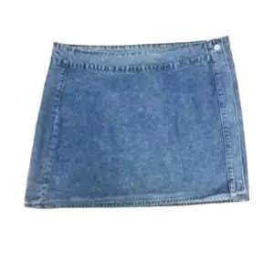 Zhangyan Denim Skirt can Overlay Pants/Shorts – Y2K Style, Side Slit Oversize Skirt