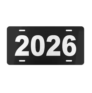 Year Plates - Placas de Año cualquier año, Car Front Plate, Vanity Tag, Aluminum License Plate for Men Women Car