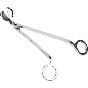 Candle Wick Trimmer, Polished Stainless Steel Wick Clipper Cutter - Reaches Deep Into Candles to Cut Spent Wicks, Allow Cleaner Burn and Prevent Soot Buildup