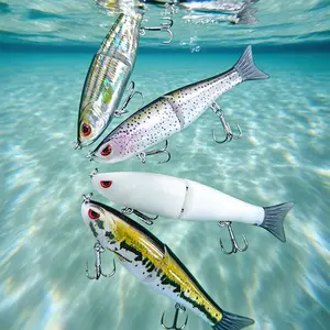 Swimbaits 4.5in/0.65oz Pike Trout Glide Baits Minnow Hard Bass Fishing Lure. Glass minnow Fishing Gear