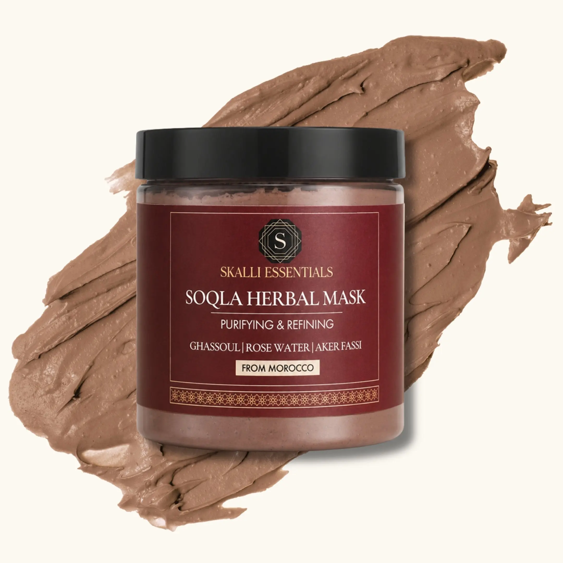Moroccan Soqla Herbal Mask | Purifying & Refining Body Mask