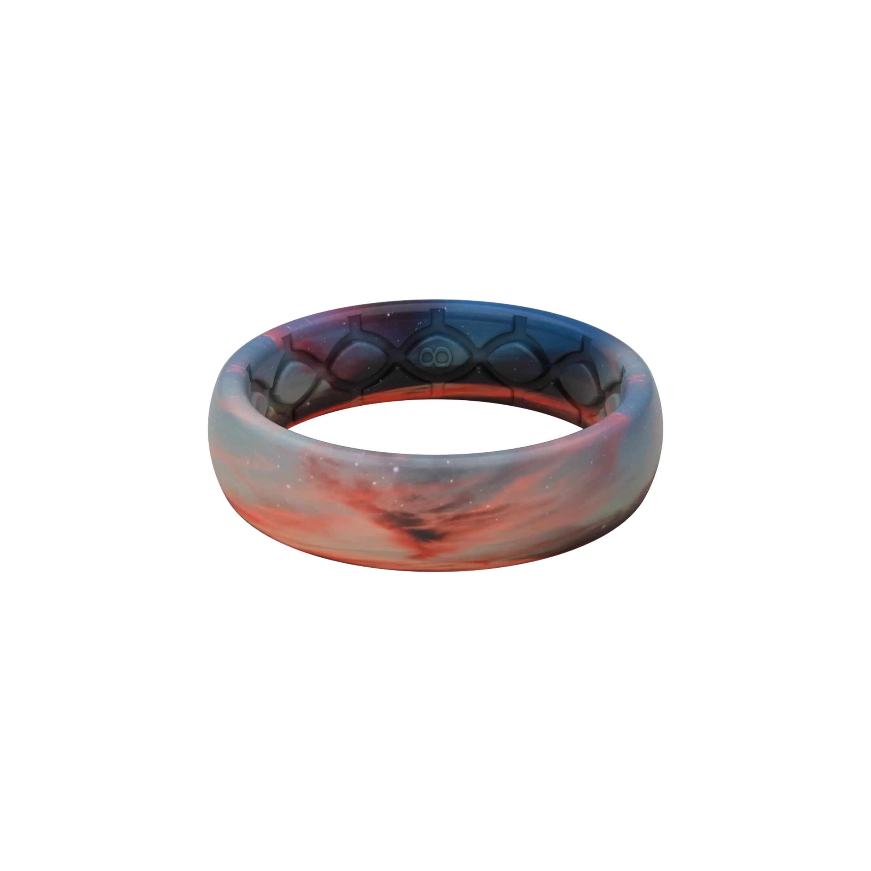Groove Ring – Thin Silicone Wedding Ring, Flexible & Comfortable – Cirrus