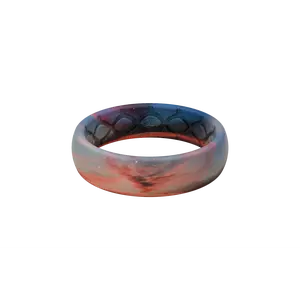 Groove Ring – Thin Silicone Wedding Ring, Flexible & Comfortable – Cirrus