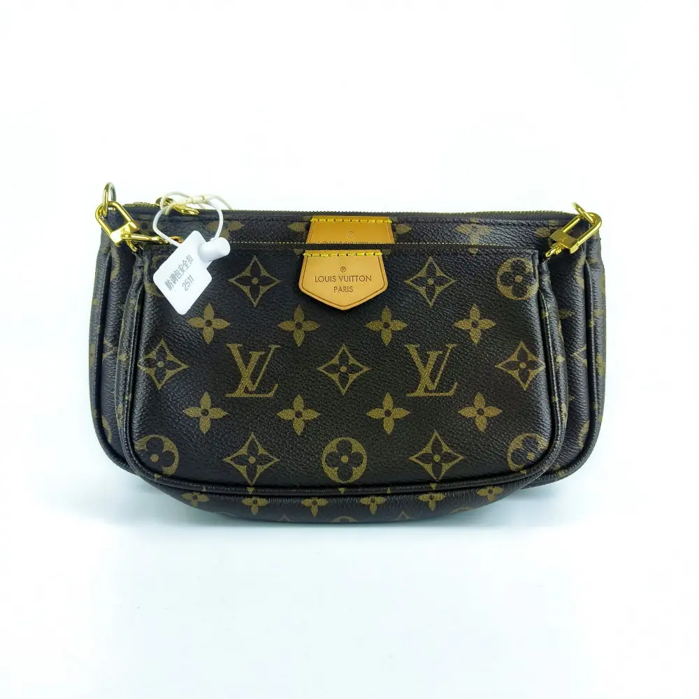 Pre-owned Louis Vuitton Monogram Leather Multi Pochette Accessoires Single Pouch [970]