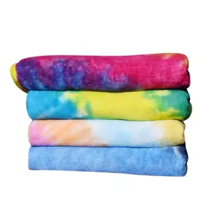 Handmade Tie Dye Cottons 34x6Single Towel JUMBO TOWEL