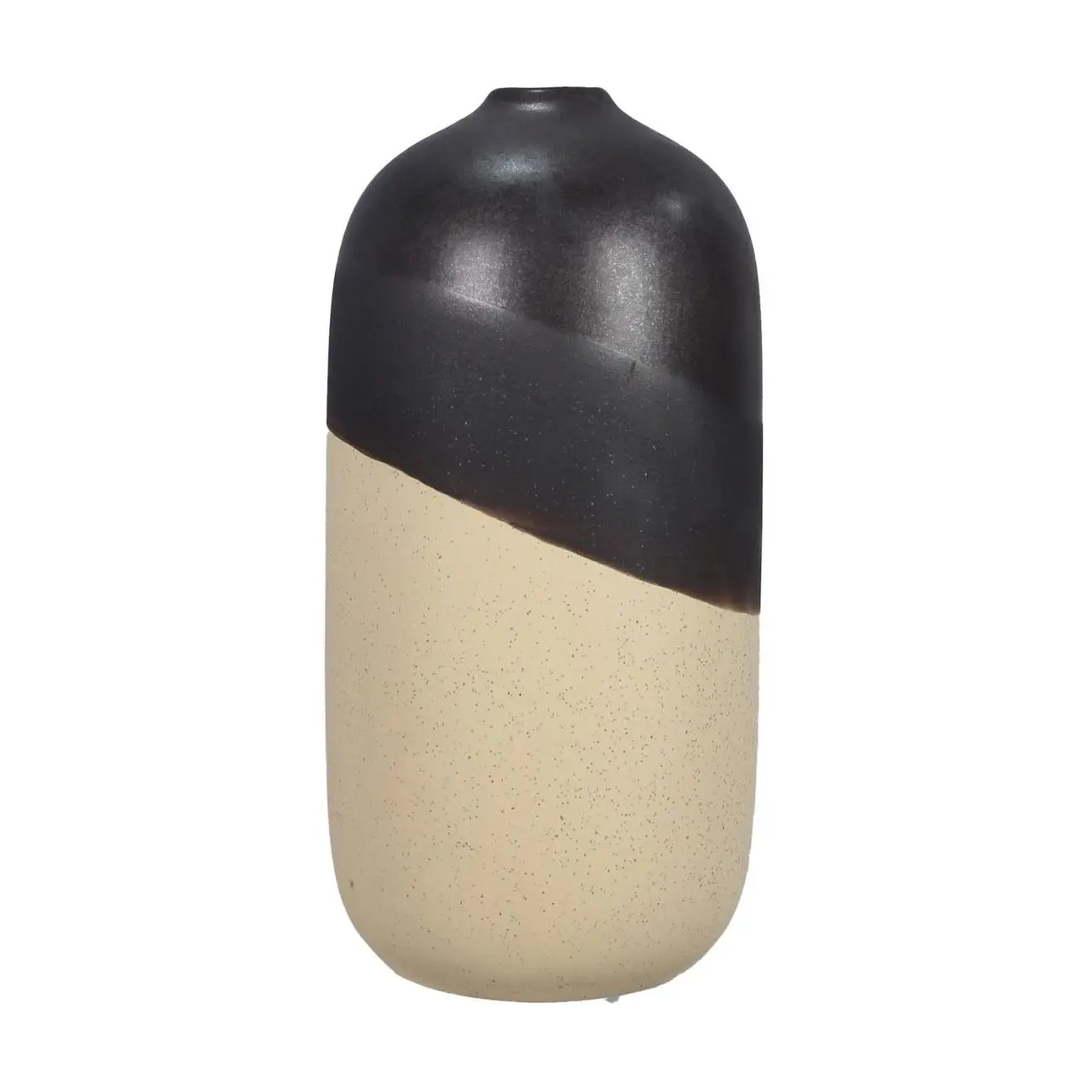 Young's Ceramic Black Dipped Vase