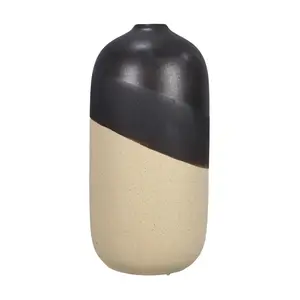 Young's Ceramic Black Dipped Vase