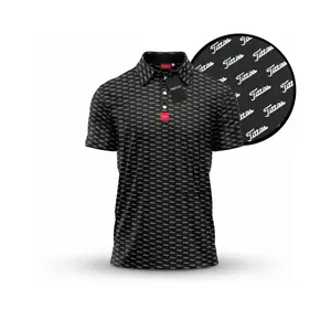 <SHIP FROM US> Black Titties Golf Polo