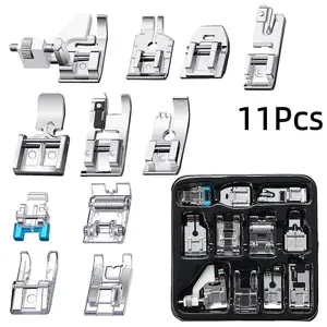 Upgrade Your Sewing Machine with 11-Piece Presser Feet Set, Compatible with Home Sewing Machine, Brother, Singer, Janome, Babylock, Kenmore, Essential Sewing Accessories