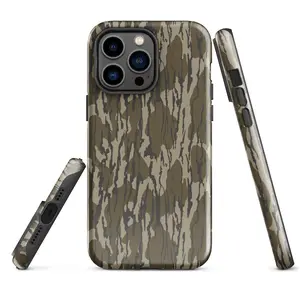 Camo Tough Case for iPhone  Bottomland, Bottomland phone case camo for iPhone 15Pro, 14, 13, 12, 11, 8, XR Mini, Pro Max, Plus Accessories Protection camo phonecase Aesthetic Screen Protector Compatible with Samsung Galaxy S25