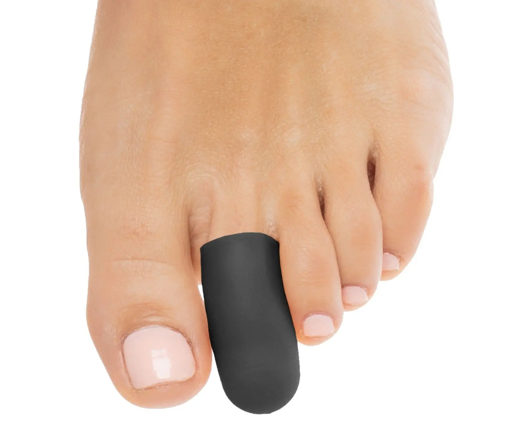 ZenToes 6 Pack Gel Toe Cap and Protector - Cushions and Protects to Provide Relief from Missing or Ingrown Toenails, Corns, Blisters, Hammer Toes