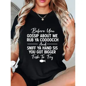 Humorous Fish to Fry Quote Women S T Shirt