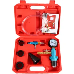 Cooling System Vacuum Filling Tool, Coolant Fill Kit - Radiator Coolant Replacement Tool | 7 Pcs Auto Repair Tools, Motorcycle SUV Water Tank Coolant Fill Kit