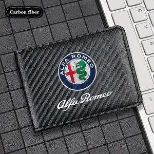 Car Driver License Bag Purse, Business Credit Card Holder, License Holder for Alfa Romeo Models, Clip-Ons Car Accessories